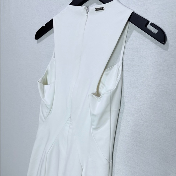MARCIANO White Dress with Bottom Slits & Mesh Front Detail - Picture 4 of 10